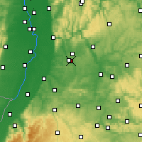 Nearby Forecast Locations - Kraichgau - Harita