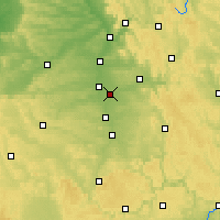 Nearby Forecast Locations - Nürnberg - Harita