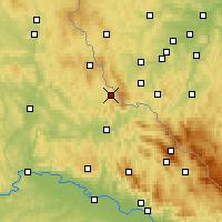 Nearby Forecast Locations - Waldmünchen - Harita