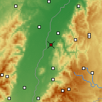 Nearby Forecast Locations - Lahr - Harita