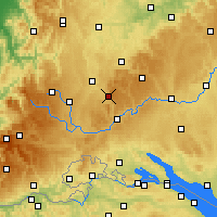 Nearby Forecast Locations - Klippeneck - Harita