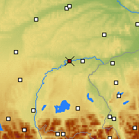 Nearby Forecast Locations - Mühldorf - Harita