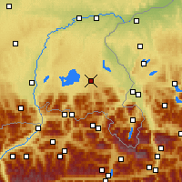 Nearby Forecast Locations - Traunstein - Harita