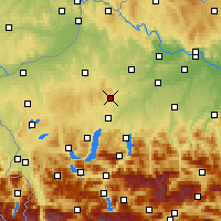Nearby Forecast Locations - Wolfsegg am Hausruck - Harita