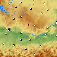 Nearby Forecast Locations - Königswiesen - Harita