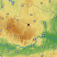 Nearby Forecast Locations - Zwettl - Harita