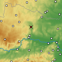 Nearby Forecast Locations - Gars am Kamp - Harita