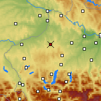 Nearby Forecast Locations - Ried im Innkreis - Harita