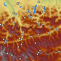 Nearby Forecast Locations - Annaberg im Lammertal - Harita