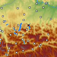 Nearby Forecast Locations - Gmunden - Harita