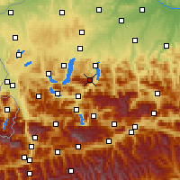 Nearby Forecast Locations - Feuerkogel - Harita