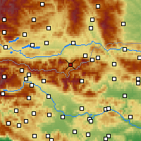 Nearby Forecast Locations - Eisenkappel-Vellach - Harita
