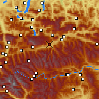 Nearby Forecast Locations - Gröbming - Harita