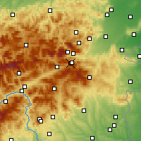Nearby Forecast Locations - Hirschenkogel - Harita
