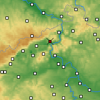 Nearby Forecast Locations - Ústí nad Labem - Harita