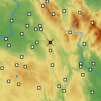 Nearby Forecast Locations - Ústí nad Orlicí - Harita