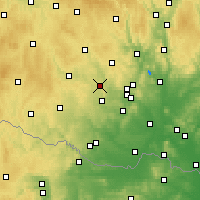 Nearby Forecast Locations - Náměšť nad Oslavou - Harita