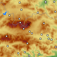 Nearby Forecast Locations - Lomnický štít - Harita
