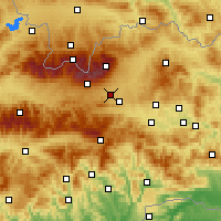 Nearby Forecast Locations - Poprad - Harita
