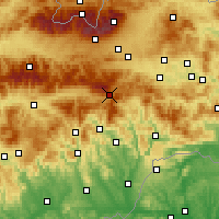 Nearby Forecast Locations - Telgárt - Harita