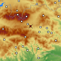 Nearby Forecast Locations - Švábovce - Harita