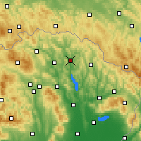 Nearby Forecast Locations - Tisinec - Harita