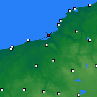 Nearby Forecast Locations - Łazy - Harita