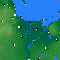 Nearby Forecast Locations - Żuławki - Harita