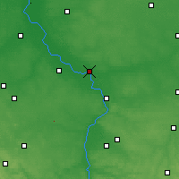 Nearby Forecast Locations - Dęblin - Harita