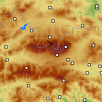 Nearby Forecast Locations - Kasprowy Wierch - Harita