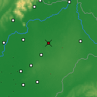 Nearby Forecast Locations - Nyíregyháza - Harita