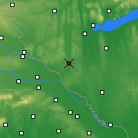 Nearby Forecast Locations - Kanije - Harita