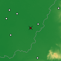 Nearby Forecast Locations - Békéscsaba - Harita