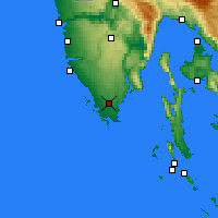 Nearby Forecast Locations - Pula - Harita