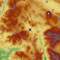 Nearby Forecast Locations - Kustendil - Harita