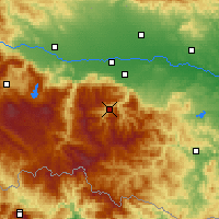 Nearby Forecast Locations - Rojen - Harita