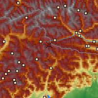Nearby Forecast Locations - Sexten - Harita