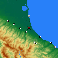 Nearby Forecast Locations - Cervia - Harita