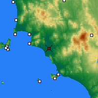 Nearby Forecast Locations - Grosseto - Harita