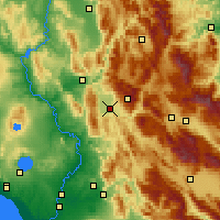 Nearby Forecast Locations - Rieti - Harita
