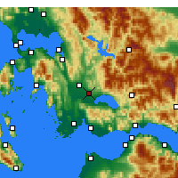 Nearby Forecast Locations - Agrinio - Harita