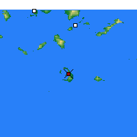Nearby Forecast Locations - Santorini - Harita