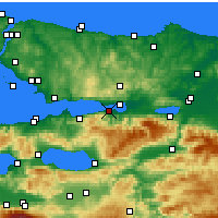 Nearby Forecast Locations - Gölcük - Harita