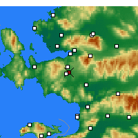 Nearby Forecast Locations - Gaziemir - Harita