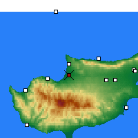 Nearby Forecast Locations - Güzelyurt - Harita