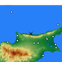 Nearby Forecast Locations - Girne - Harita
