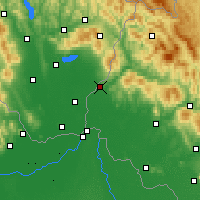 Nearby Forecast Locations - Ujhorod - Harita