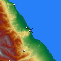 Nearby Forecast Locations - Derbent - Harita