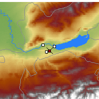 Nearby Forecast Locations - Hucend - Harita