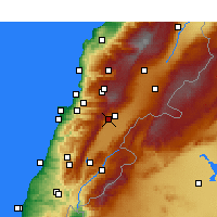 Nearby Forecast Locations - Houche-Al-O. - Harita
